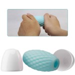PRETTY LOVE - MASTURBADOR MASCULINO SILICONE ATHENA EROS AZUL CÃU